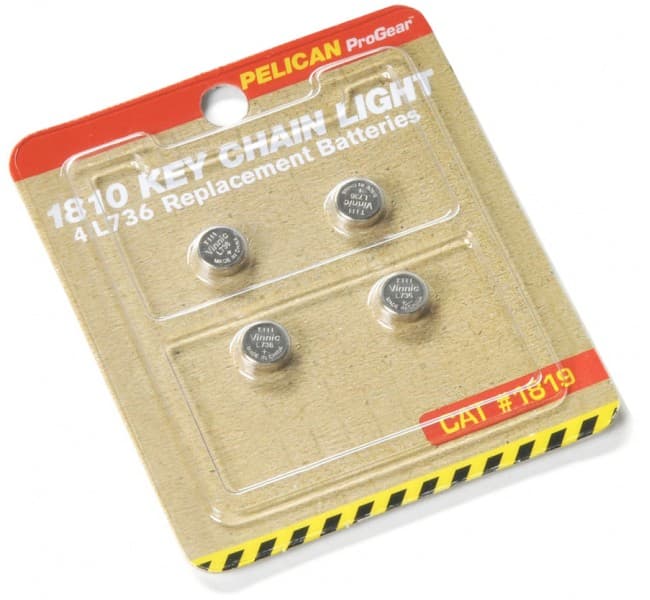Батарейки круглые для фонаря 1810 Pelican 1819 018100-3010-000E