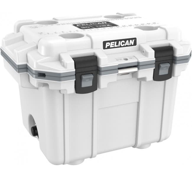 Холодильник Elite Cooler белый/серый Pelican 30QT 30Q-1-WHTGRY