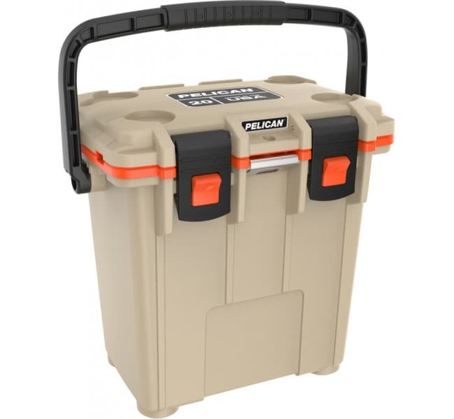 Холодильник Elite Cooler бежевый/оранжевый Pelican 20QT 20Q-2-TANORG