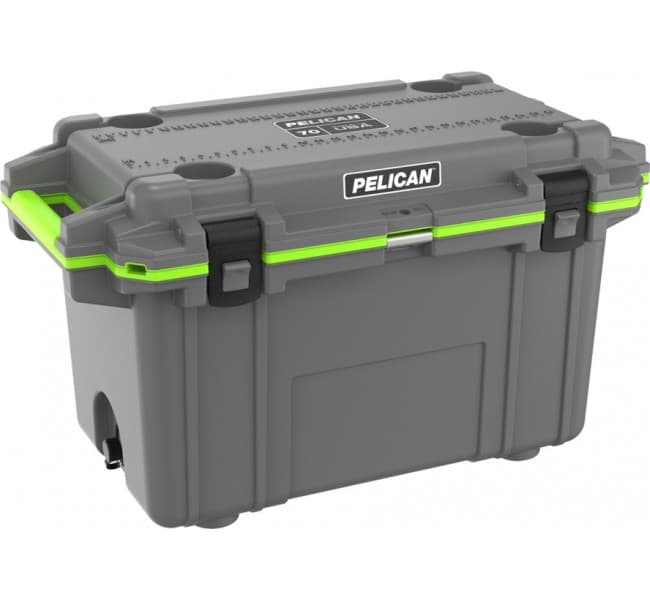 Холодильник Elite Cooler серый/ярко-зеленый Pelican 70QT 70Q-1-DKGRYEGRN