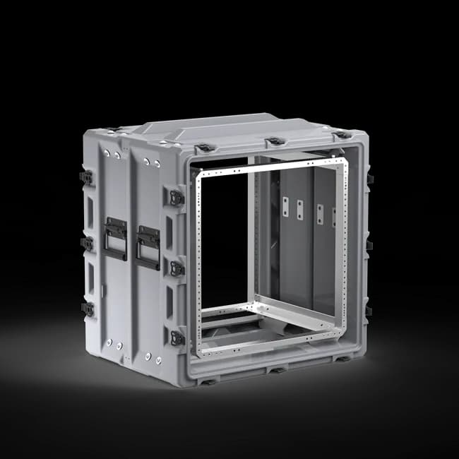 Кейс Peli Hardigg Classic Rack 71,9x60,9x61,7 см со стойкой на 10U DE2121_02_18_05CLS10UM