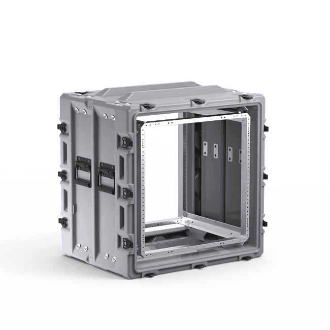 Кейс Peli Hardigg Classic Rack 71,9x60,9x61,7 см со стойкой на 10U DE2121_02_18_05CLZ10UM