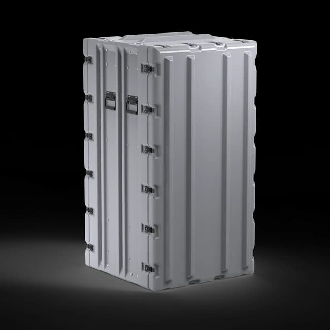 Кейс Peli Hardigg Classic Rack 82,6x73,7x118,7 см со стойкой на 26U DE2652_02_25_02CLS26UM