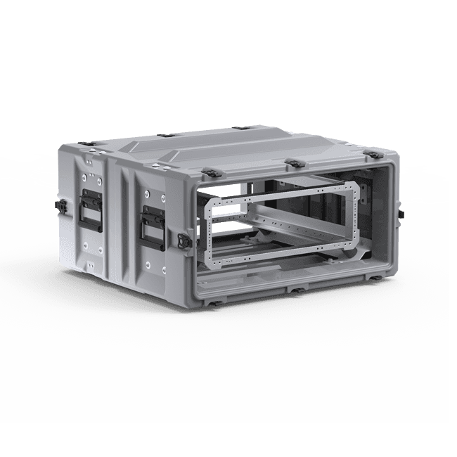 Кейс Peli Hardigg Classic Rack 88,4x68,6x31,2 см со стойкой на 4U DE2410_02_24_05CLS4UM