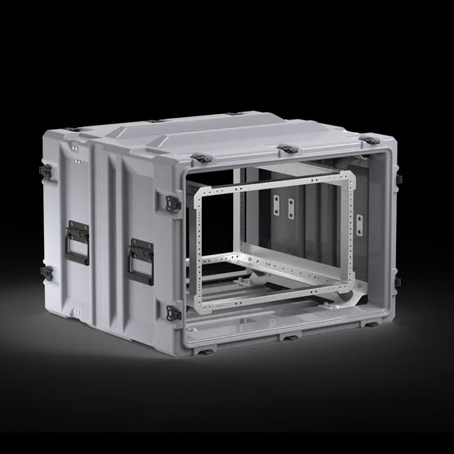 Кейс Peli Hardigg Classic Rack 88,4x68,6x47,2 см со стойкой на 6U DE2416_02_24_05CLS6UM