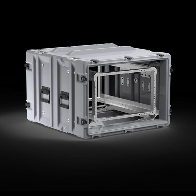 Кейс Peli Hardigg Classic Rack 95,5x68,6x47,2 см со стойкой на 6U DE2416_02_27_05CLS6UM