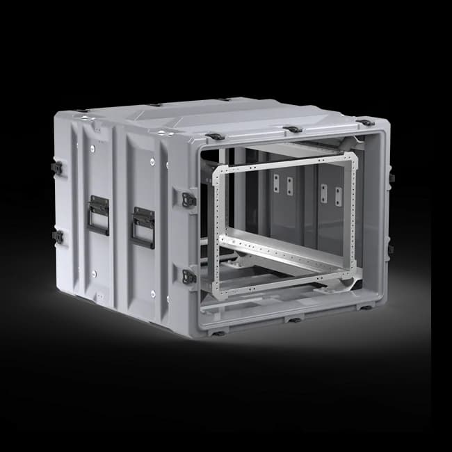 Кейс Peli Hardigg Classic Rack 95,5x68,6x52,3 см со стойкой на 8U DE2418_02_27_05CLS8UM