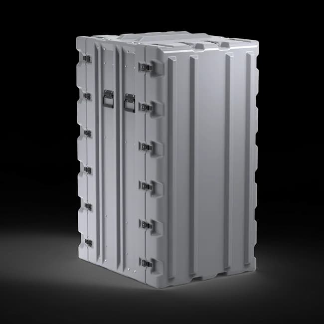 Кейс Peli Hardigg Classic Rack 96,5x73,7x138,7 см со стойкой на 26U DE2652_05_25_05CLZ26UM