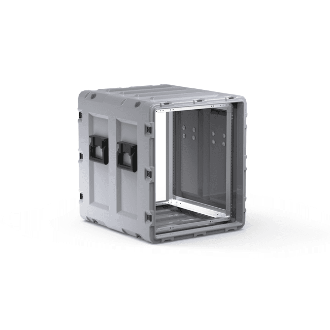 Кейс Peli Hardigg MAC Rack 85,3x57,4x64,5 см со стойкой на 12U MR1923_2_25_5MRZ12UM