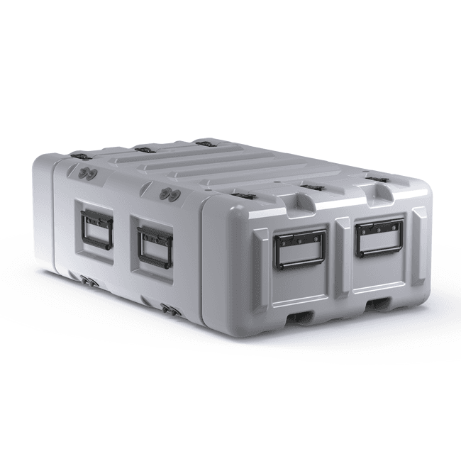 Кейс Peli Hardigg MAC Rack 91,7x55,9x28,9 см со стойкой на 4U MR1909_5_25_5MRS4UM