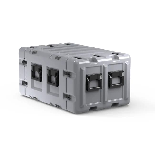 Кейс Peli Hardigg MAC Rack 91,7x57,4x42,2 см со стойкой на 7U MR1914_5_25_5MRS7UMный ударопрочный рэковый кейс Peli Hardigg MR1914-05/25/05 на 7U MR1914-05/25/05