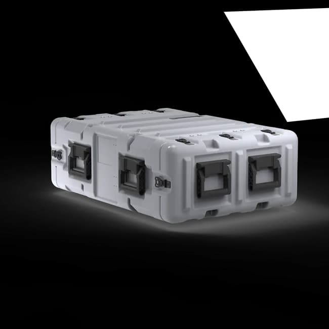 Кейс Peli Hardigg SUPER MAC 90,2x60,5x29,0 см со стойкой на 3U SMAC2109_2_29_2SMZ3UM