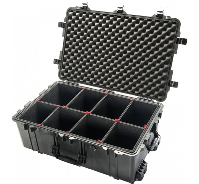 Кейс Pelican 1650 Protector Case с перегородками TrekPak черный 1650TP