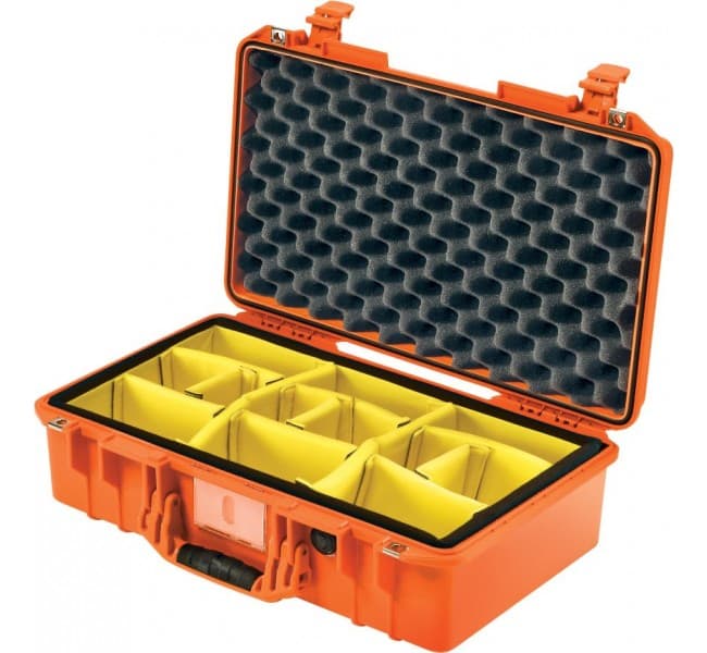 Кейс Pelican Air 1525 мягкие перегородки оранжевый 015250-0040-150E