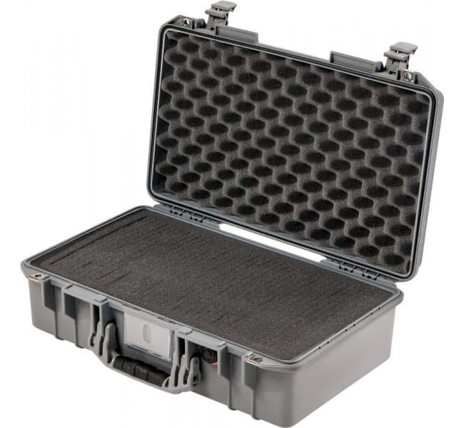 Кейс Pelican Air 1525 с поропластом серебро 015250-0000-180E