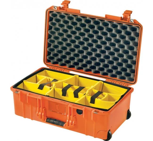 Кейс Pelican Air 1535 мягкие перегородки оранжевый 015350-0041-150E