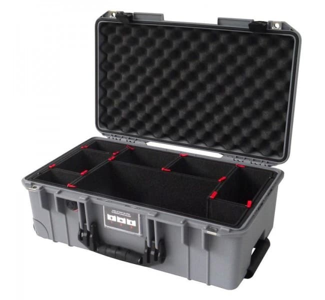 Кейс Pelican Air 1535 перегородки TrekPak серебро 015350-0051-180E