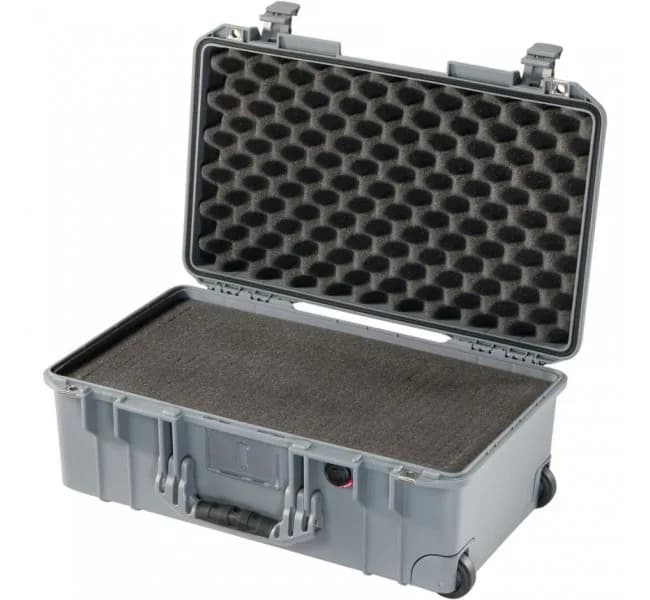 Кейс Pelican Air 1535 с поропластом серебро 015350-0001-180E