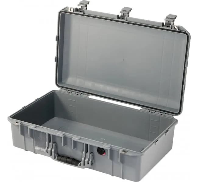 Кейс Pelican Air 1555 без поропласта серебро 015550-0010-180E