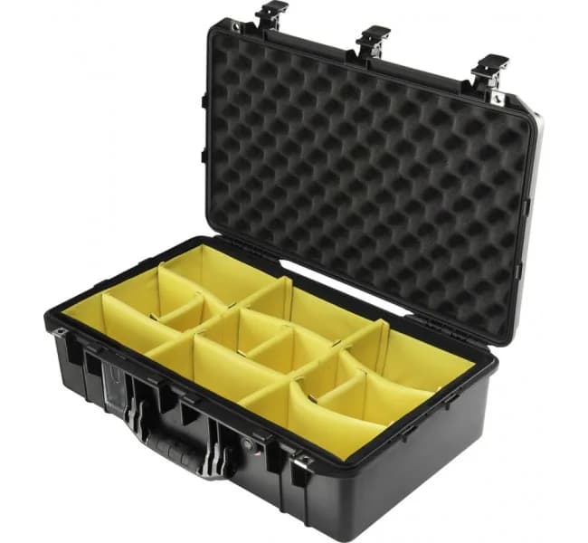 Кейс Pelican Air 1555 мягкие перегородки черный 015550-0041-110E