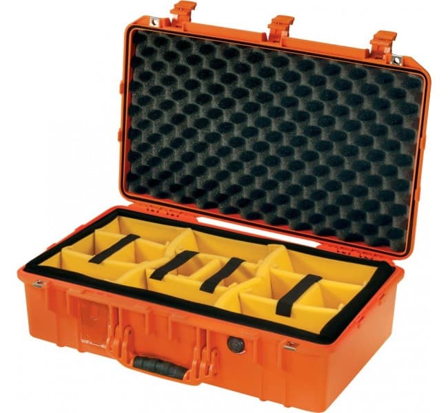 Кейс Pelican Air 1555 мягкие перегородки оранжевый 015550-0040-150E
