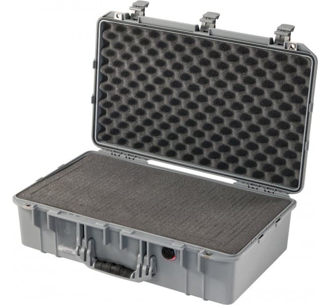 Кейс Pelican Air 1555 с поропластом серебро 015550-0000-180E