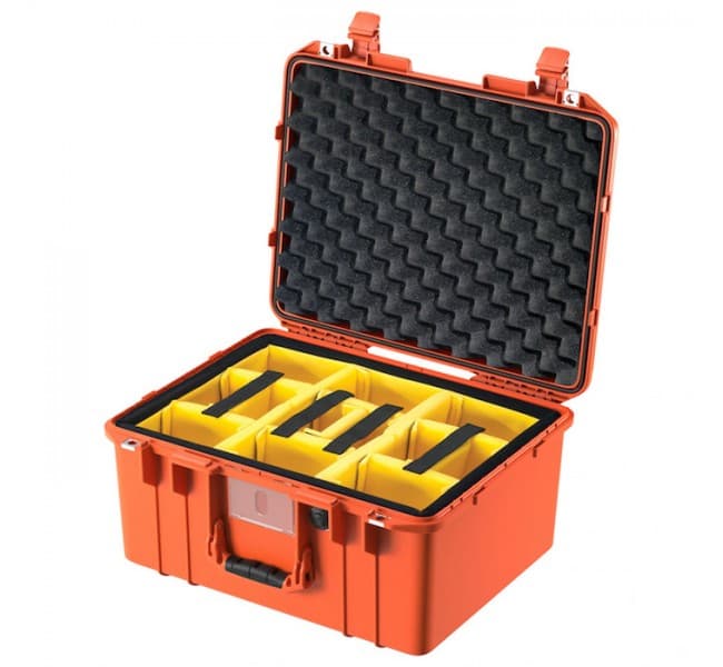 Кейс Pelican Air 1557 мягкие перегородки оранжевый 015570-0040-150E