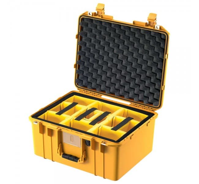 Кейс Pelican Air 1557 мягкие перегородки желтый 015570-0040-240E