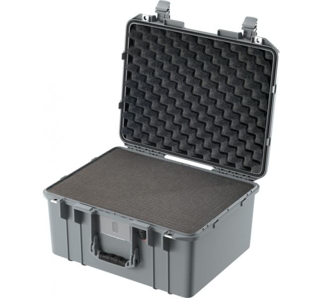 Кейс Pelican Air 1557 с поропластом серебро 015570-0000-180E