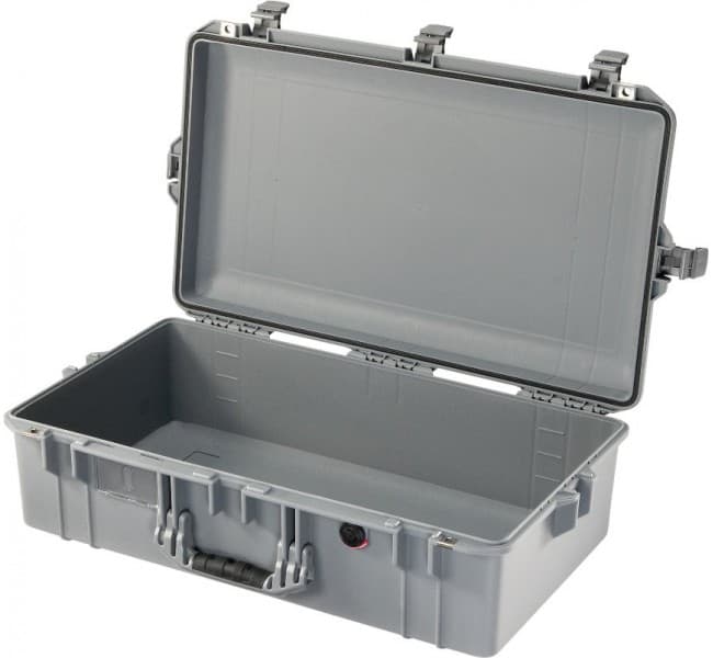 Кейс Pelican Air 1605 без поропласта серебро 016050-0010-180E