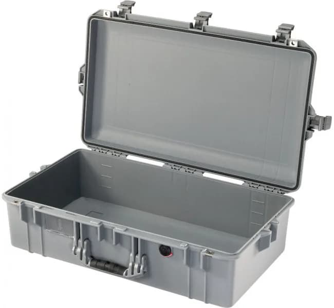 Кейс Pelican Air 1605 без поропласта серебро 016050-0010-180E
