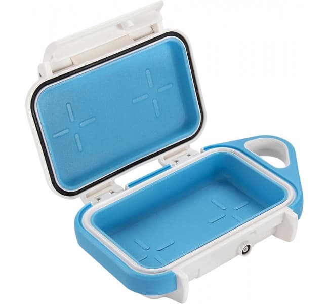 Кейс Pelican Go Case G10 Personal Utility белый циан GOG100-0000-WHT
