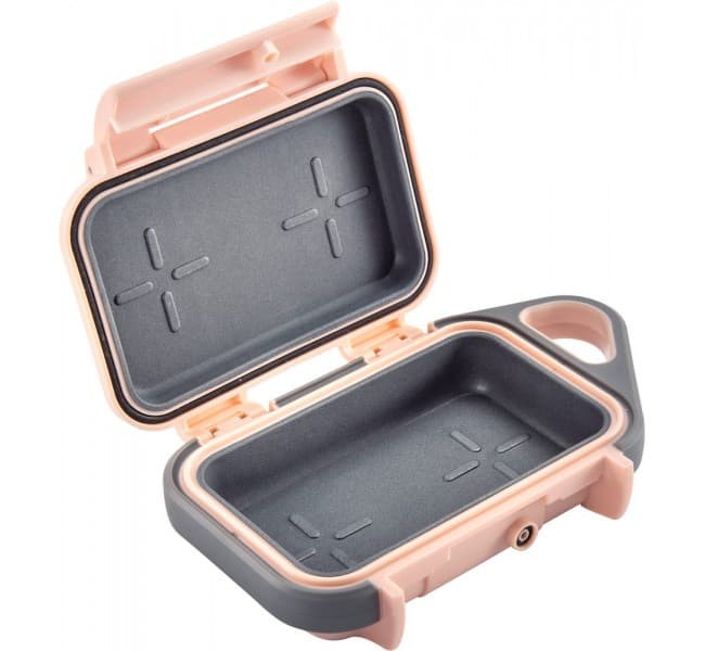 Кейс Pelican Go Case G10 Personal Utility розовый серый GOG100-0000-PNK
