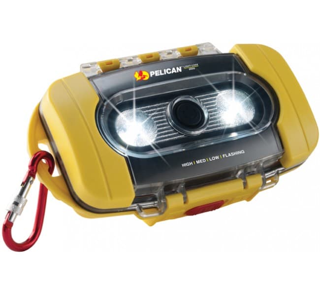 Кейс со встроенным фонарем Pelican 9000 Light Case желтый 090000-0100-245E