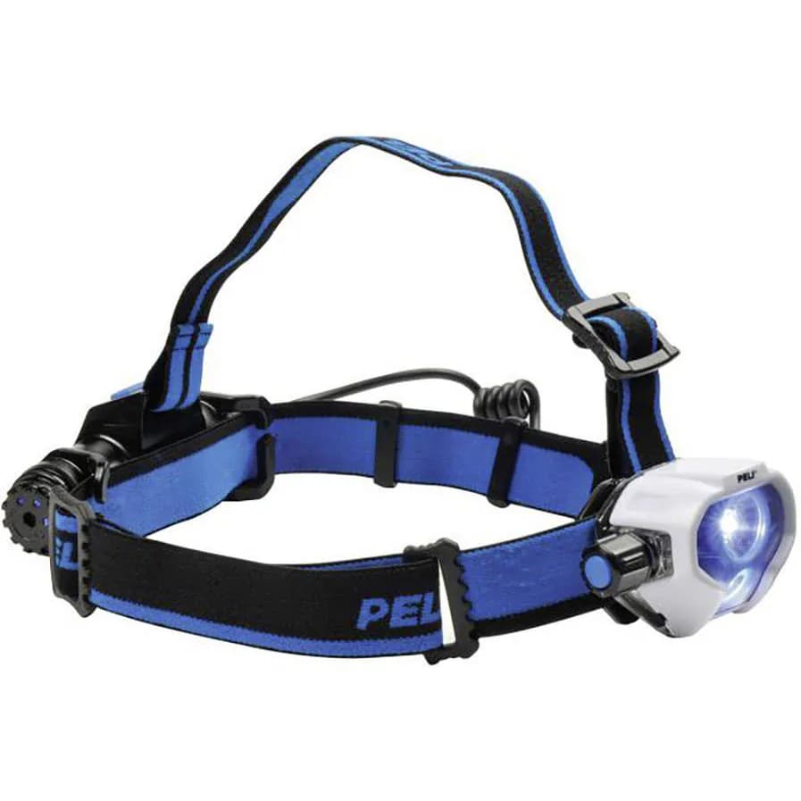 Налобный двухлучевой аккумулятроный фонарь Peli 2780R LED черный 02780R-0000-110E