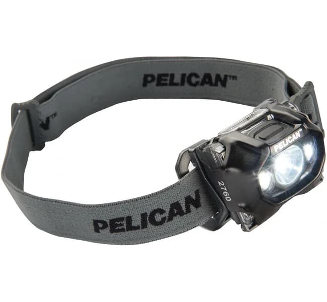 Налобный двухлучевой фонарь Peli 2760 LED черный 027600-0102-110E