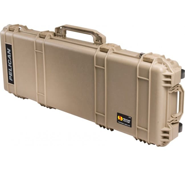 Оружейный кейс Pelican 1720 Protector Long Case без поропластом коричневый 1720-0010-190E