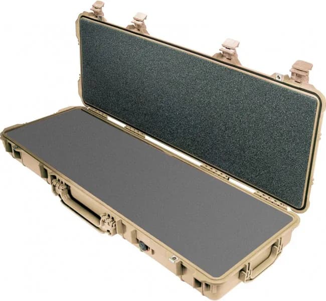 Оружейный кейс Pelican 1720 Protector Long Case с поропластом коричневый 1720-001-190E