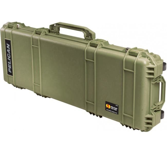 Оружейный кейс Pelican 1720 Protector Long Case с поропластом зеленый 1720-001-130E