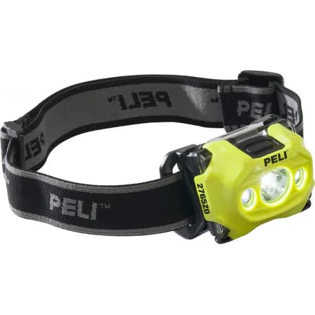 Взрывобезопасный двухлучевой фонарь Peli 2765Z0 ATEX Zone 0 LED налобный желтый 027650-0104-241E