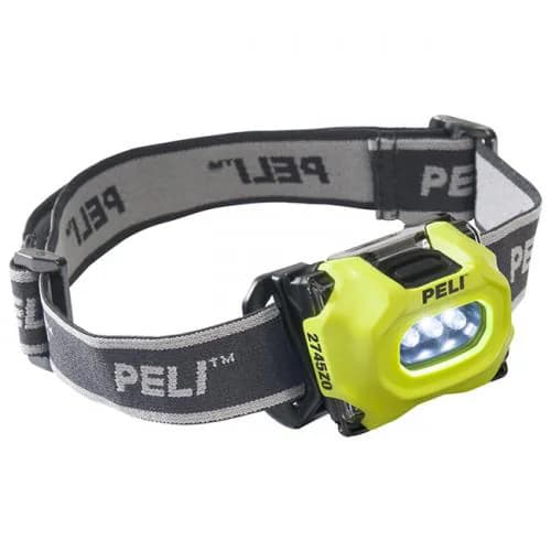 Взрывобезопасный фонарь Peli 2745Z0 LED ATEX Zone 0 налобный желтый 027450-0104-241E