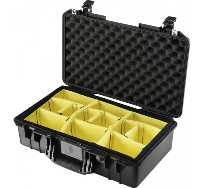 Защитный кейс Peli Air 1525 с мягкими перегородками черный 015250-0041-110E