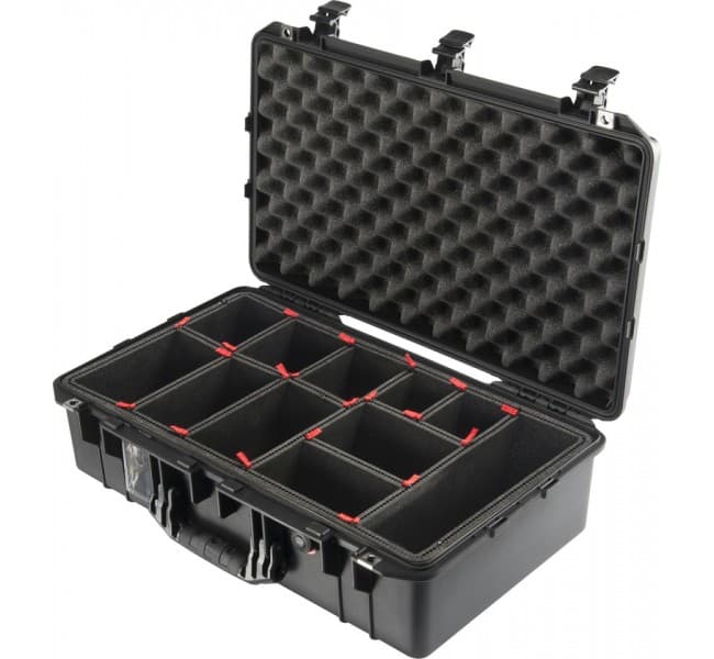 Защитный кейс Peli Air 1555 с перегородками черный 015550-0051-110E