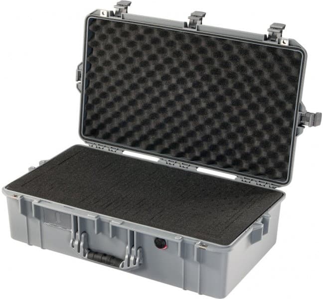 Защитный кейс Peli Air 1605 с поропластом серебро 016050-0001-180E