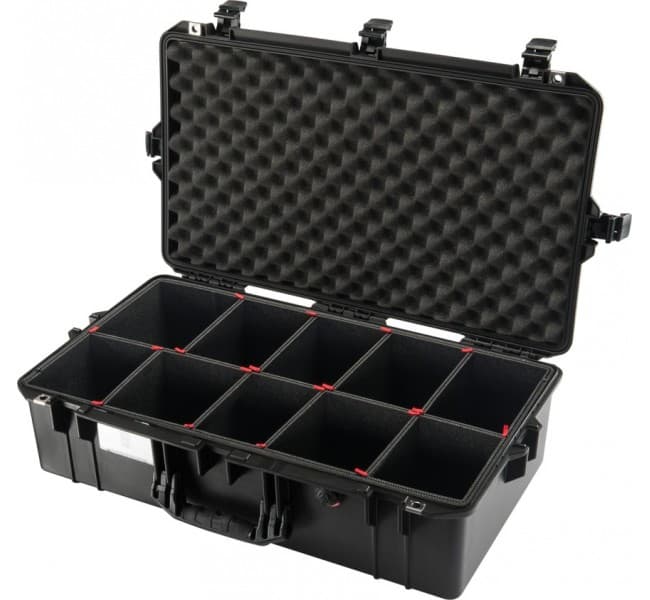 Защитный кейс Peli Air 1605 с жесткими перегородками TrekPak черный 016050-0051-110E