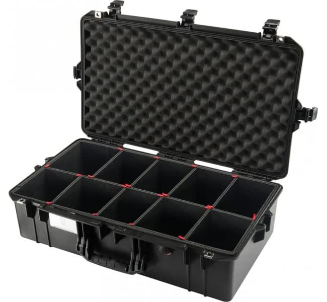 Защитный кейс Peli Air 1605 с жесткими перегородками TrekPak черный 016050-0051-110E