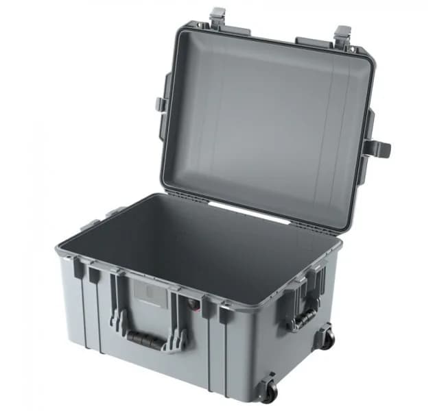 Защитный кейс Peli Air 1607 без поропласта серебро 016070-0011-180E