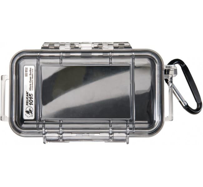 Защитный кейс Peli Micro 1015 прозрачный с черным вкладышем 1015-005-100E