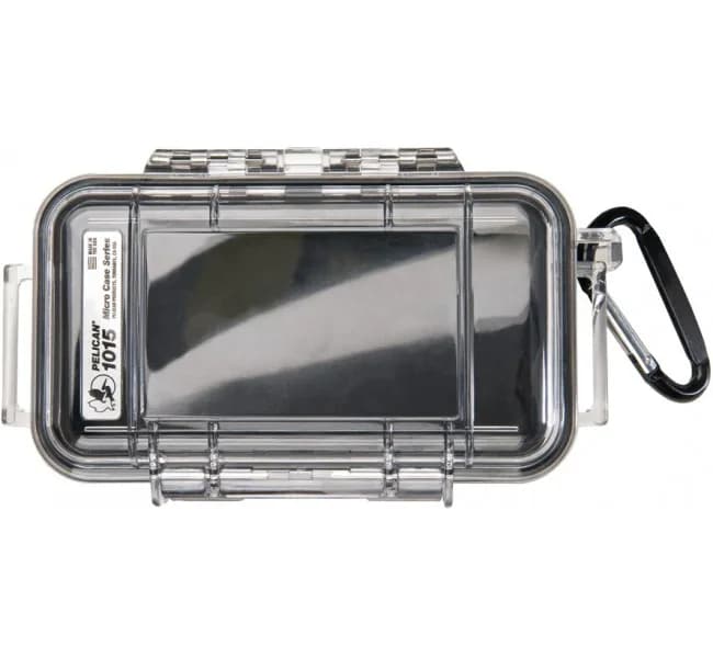 Защитный кейс Peli Micro 1015 прозрачный с черным вкладышем 1015-005-100E