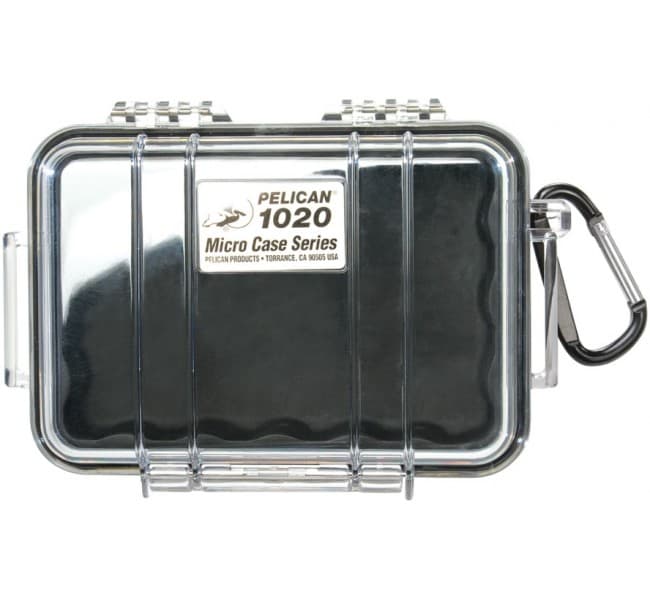 Защитный кейс Peli Micro 1020 прозрачный с черным вкладышем 1020-025-110E